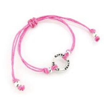 Love And Peace Sterling Silver Friendship Bracelet, 5 of 10