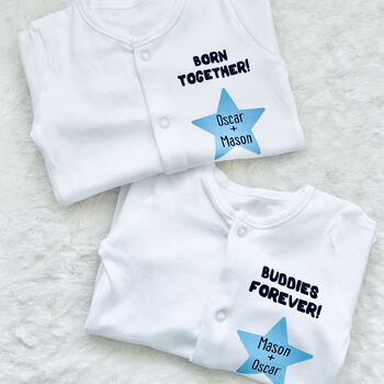 Personalised Twin Baby Boy Gifts, 4 of 4