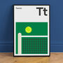 Tennis Net, Prints And Posters For Sports Fans, thumbnail 1 of 5