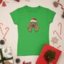 Personalised Christmas Afghan Hound Owner T Shirt, thumbnail 1 of 12