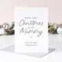 Star Personalised First Christmas As My Mummy Card, thumbnail 1 of 2