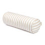 Sand Pinstripe Cotton Bolster Cushion, thumbnail 2 of 2