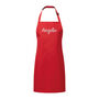 Personalised Children's Red Waterproof Apron, thumbnail 6 of 10