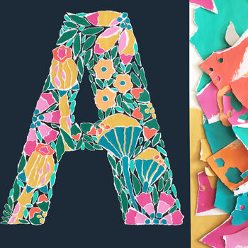 Letter A Original Artwork, 5 of 5