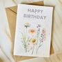 Plantable Wildflower Seed Birthday Card A5 Size, thumbnail 1 of 10
