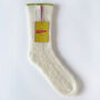 100% Cashmere Lace Socks, thumbnail 5 of 9