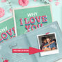 Personalised 'Why I Love You' Valentines Keepsake Book, thumbnail 4 of 7