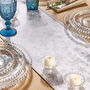 White Christmas Silver Table Runner, thumbnail 1 of 5