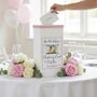 Moon And Stars Photo Christening Baptism Card Post Box, thumbnail 1 of 3