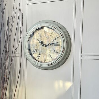 World Map Vintage Style Clock, 2 of 5