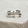 Personalised Wide Sterling Silver Spinner Ring, thumbnail 3 of 8