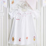 Personalised Girl's Gingerbread Cotton Dress, thumbnail 6 of 9
