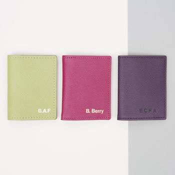 Bright Leather Travel Card Holder, 5 of 8