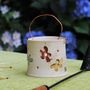 Ceramic Tealight Holder With Copper Wire And Flowers, thumbnail 2 of 7