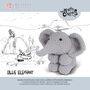 Ollie Elephant Crochet Kit, thumbnail 2 of 6