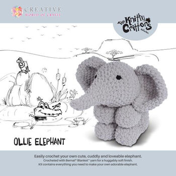 Ollie Elephant Crochet Kit, 2 of 6