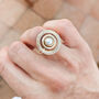 Mythos Helios Pearl And Gold Ring, thumbnail 4 of 5
