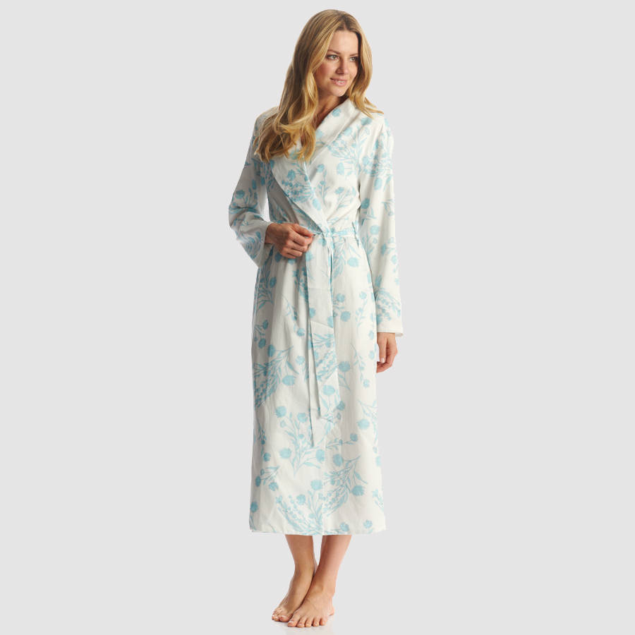 floral dressing gown womens