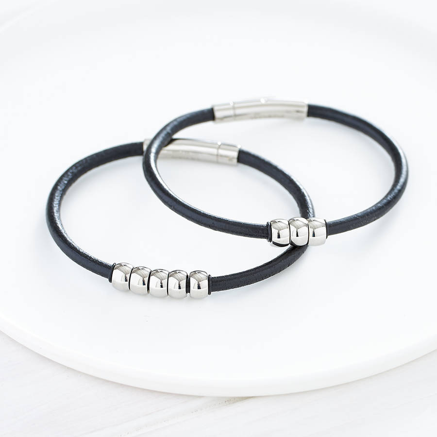 men's family beads bracelet by lily belle | notonthehighstreet.com