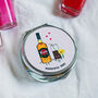 Funny Rum Compact Mirror For Mum, thumbnail 2 of 6