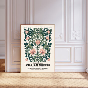 William Morris Peach Melody Set Of Two Prints, 3 of 3
