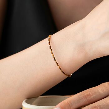 Tiger Eye Gemstone Bracelet, 4 of 8