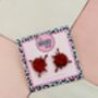 Blood Glitter Resin Studs / Gothic Jewellery Gift / Spooky Statement Accessories / Alternative Fashion, thumbnail 4 of 5