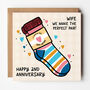 Husband Or Wife 2nd Anniversary Card, thumbnail 2 of 5
