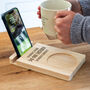 Personalised Sofa Coaster Phone Stand Do Not Disturb, thumbnail 5 of 5