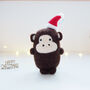Monkey Christmas Tree Decoration, thumbnail 3 of 5