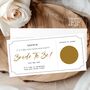 Personalised Hen Do Scratch Reveal Ticket, thumbnail 1 of 5