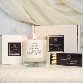 Engagement Gift Personalised Engagement Candle Gift Set, 6 of 6