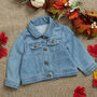 Personalised Children's Autumn Denim Jacket, thumbnail 3 of 3