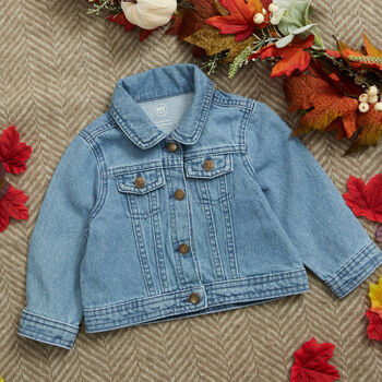 Personalised Children's Autumn Denim Jacket, 3 of 3