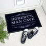 Personalised Dad's Man Cave Indoor Doormat, thumbnail 1 of 2