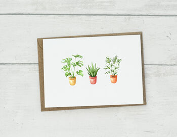 Personalised House Plant Greetings Card, 3 of 5