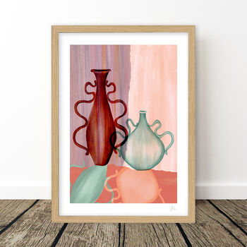 Painterly Abstract Vase Print, 6 of 8