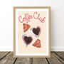 Coffee Club Croissant And Coffee Art Print, thumbnail 8 of 10
