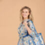 Indigo Lotus Tote Bag, thumbnail 2 of 2