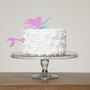 Mermaid And Oyster Shell Birthday Party Cake Topper, thumbnail 2 of 3