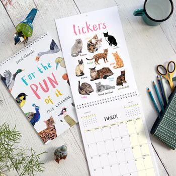 2023 'For The Pun Of It' Cheeky Wall Calendar **Sale**, 4 of 5
