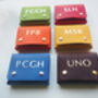 Uno Card Holder In Coloured Leather, thumbnail 4 of 8