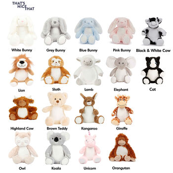 Personalised Orangutan Monkey Teddy Bear Kids Gift Toy, 5 of 6