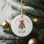First Married Christmas Mistletoe Decoration, thumbnail 10 of 10