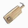 Personalised Longhaired Dachshund Engraved Acacia Serving Board, thumbnail 1 of 2