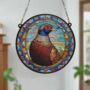 Pheasant Stained Glass Effect Suncatcher, thumbnail 5 of 6