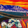 Cape Town Table Mountain And Sugarbird Art Print, thumbnail 4 of 9