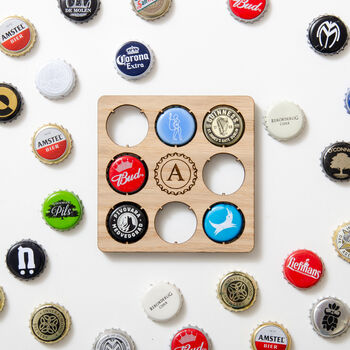 Personalised Beer Cap Initial Coaster, 11 of 12