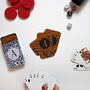 Personalised Foiled Leopard Playing Cards In A Tin, thumbnail 1 of 8