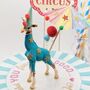 Personalised Circus Giraffe Cake Topper, thumbnail 3 of 3